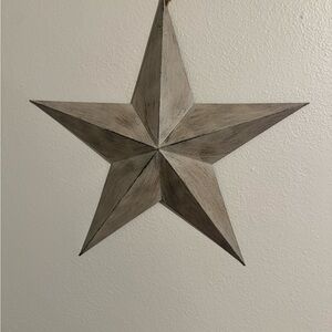 Rustic Metal Star Wall Decor